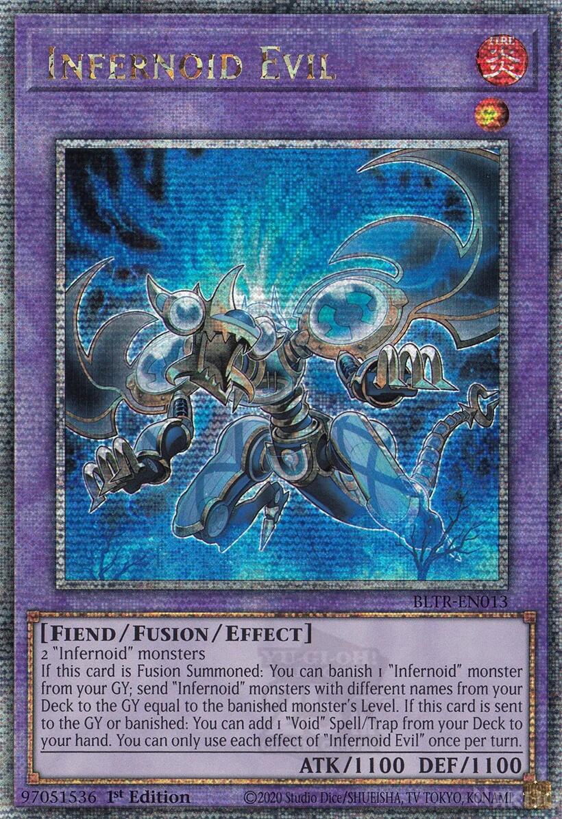 Infernoid Evil (Quarter Century Secret Rare) [BLTR-EN013] Quarter Century Secret Rare | Enigma On Main