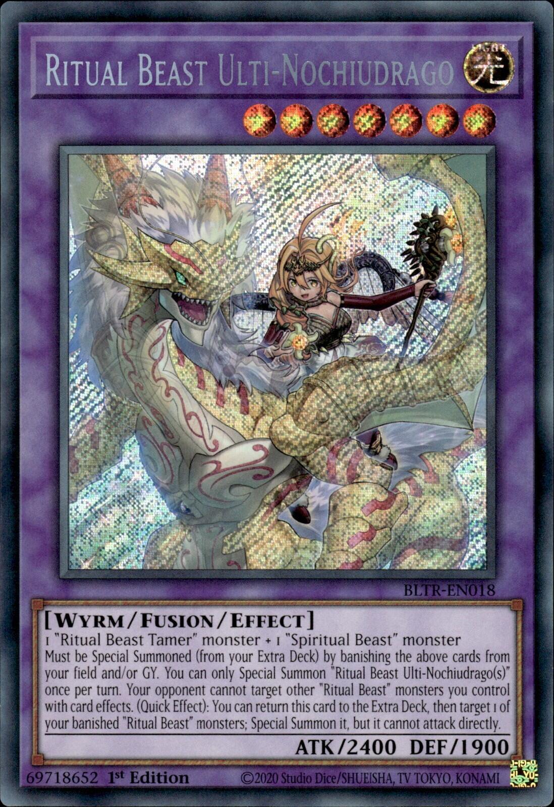 Ritual Beast Ulti-Nochiudrago [BLTR-EN018] Secret Rare | Enigma On Main