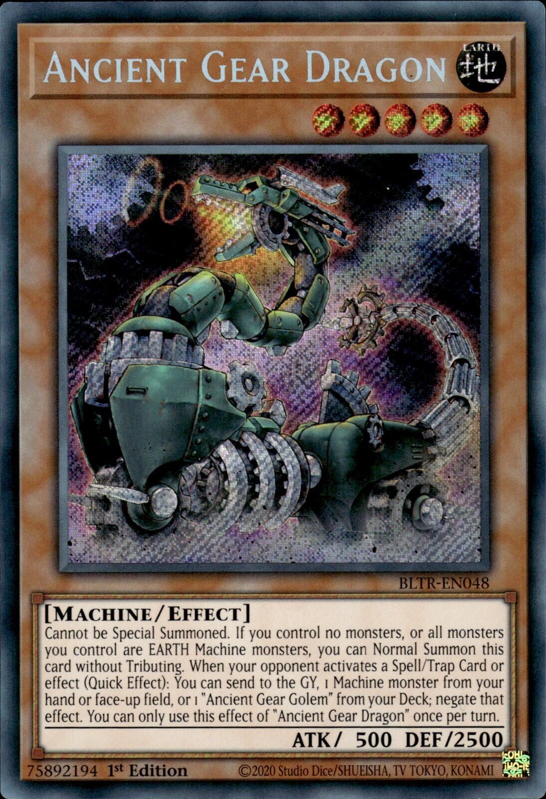 Ancient Gear Dragon [BLTR-EN048] Secret Rare | Enigma On Main