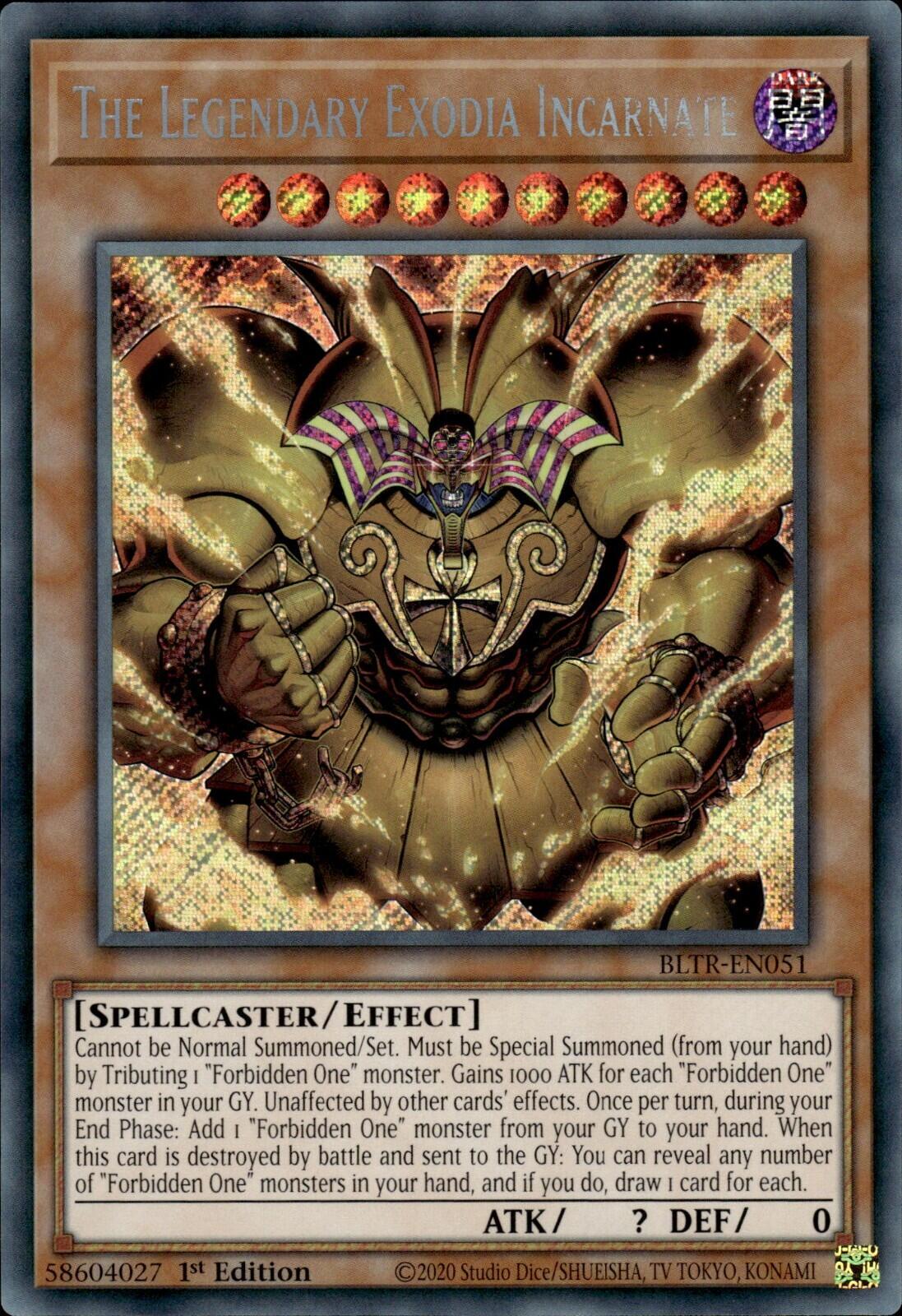 The Legendary Exodia Incarnate [BLTR-EN051] Secret Rare | Enigma On Main