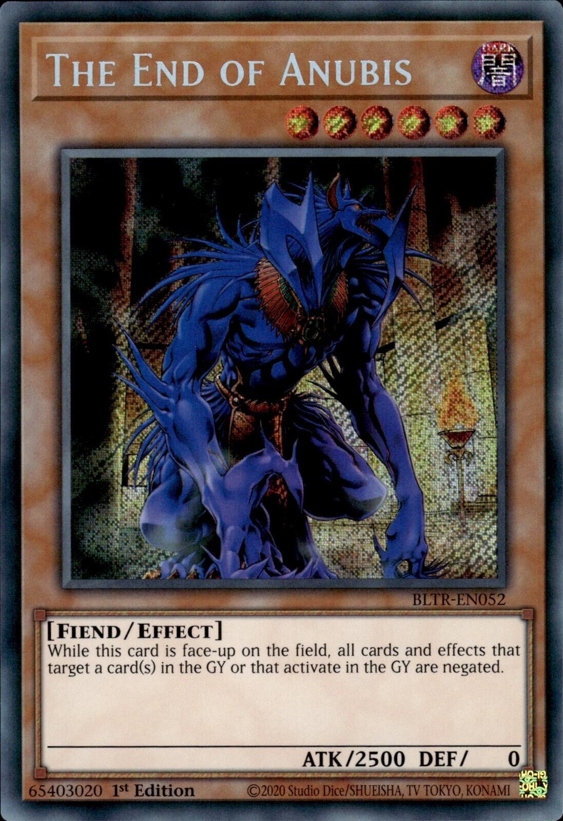 The End of Anubis [BLTR-EN052] Secret Rare | Enigma On Main