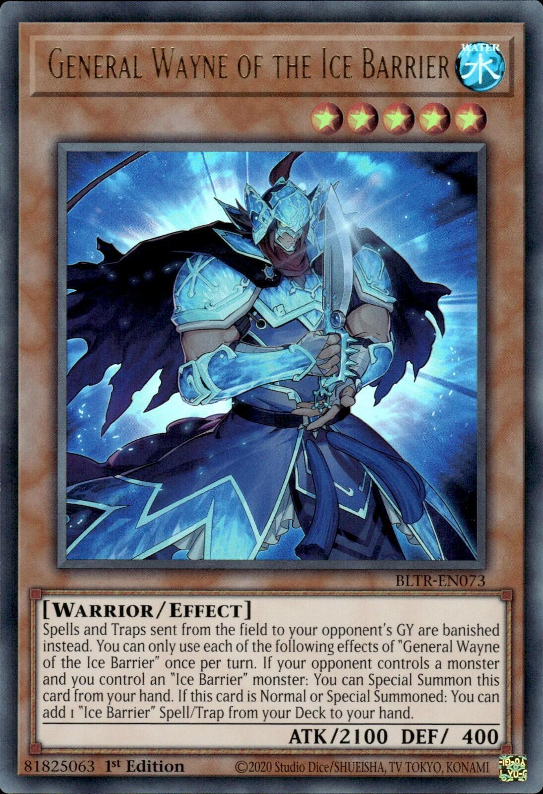 General Wayne of the Ice Barrier [BLTR-EN073] Ultra Rare | Enigma On Main