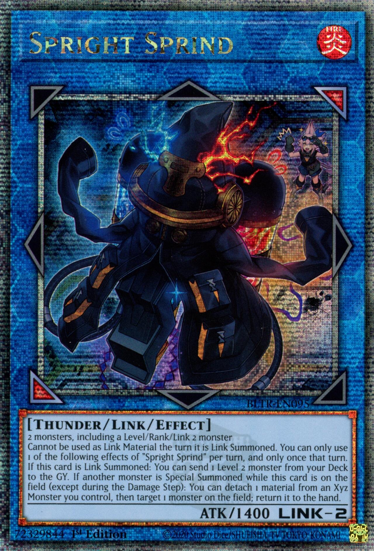 Spright Sprind (Quarter Century Secret Rare) [BLTR-EN095] Quarter Century Secret Rare | Enigma On Main