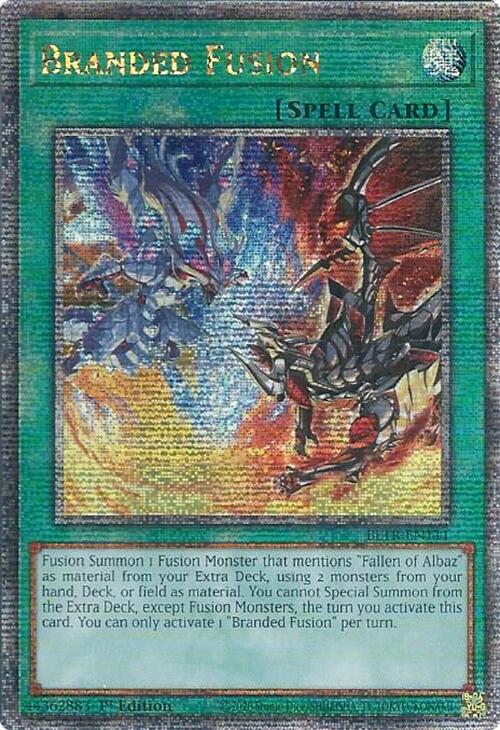 Branded Fusion (Quarter Century Secret Rare) [BLTR-EN111] Quarter Century Secret Rare | Enigma On Main