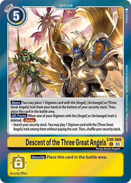 Descent of the Three Great Angels [EX6-068] [Infernal Ascension] | Enigma On Main