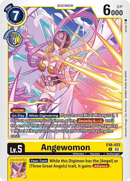 Angewomon [EX6-022] [Infernal Ascension] | Enigma On Main