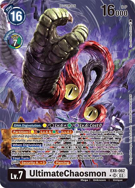 UltimateChaosmon [EX6-062] (Alternate Art) [Infernal Ascension] | Enigma On Main