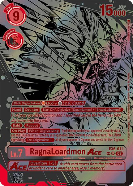 RagnaLoardmon ACE [EX6-011] (Textured) [Infernal Ascension] | Enigma On Main