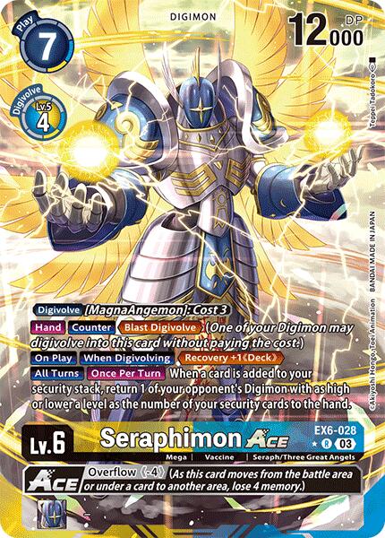 Seraphimon ACE [EX6-028] (Alternate Art) [Infernal Ascension] | Enigma On Main