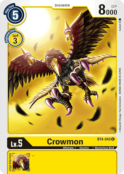 Crowmon [BT4-043] [Great Legend] | Enigma On Main