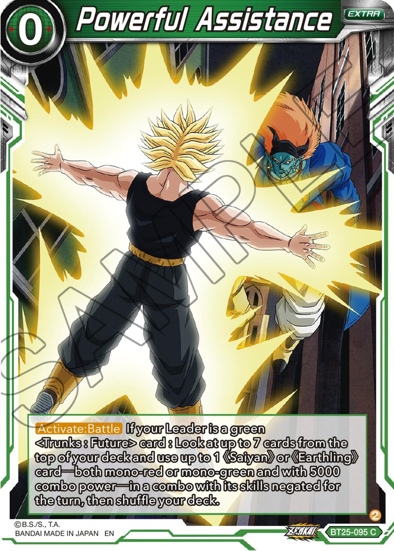 Powerful Assistance (BT25-095) [Legend of the Dragon Balls] | Enigma On Main