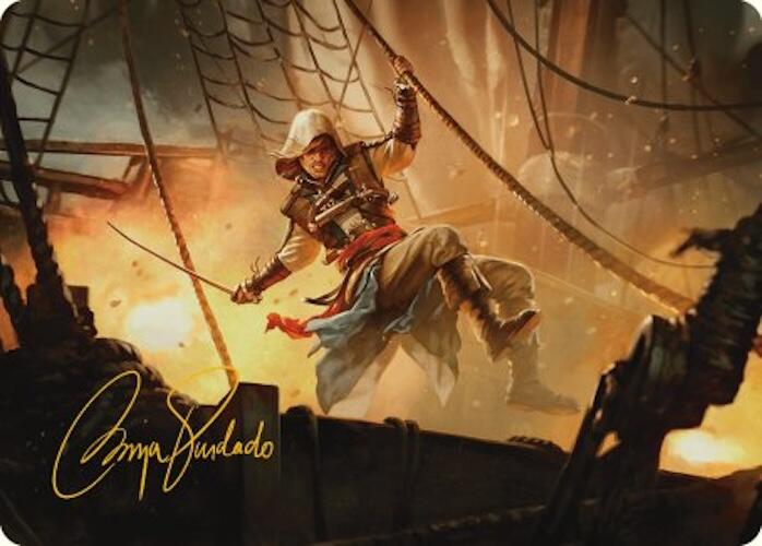 Edward Kenway Art Card (Gold-Stamped Signature) [Assassin's Creed Art Series] | Enigma On Main