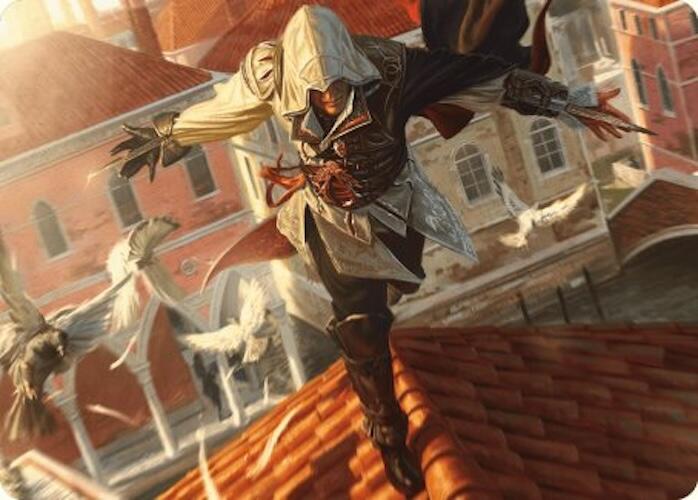 Ezio, Blade of Vengeance Art Card [Assassin's Creed Art Series] | Enigma On Main