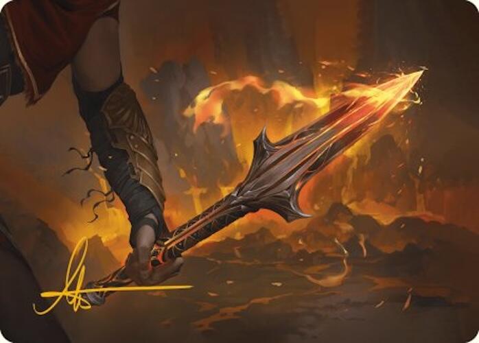 The Spear of Leonidas Art Card (Gold-Stamped Signature) [Assassin's Creed Art Series] | Enigma On Main