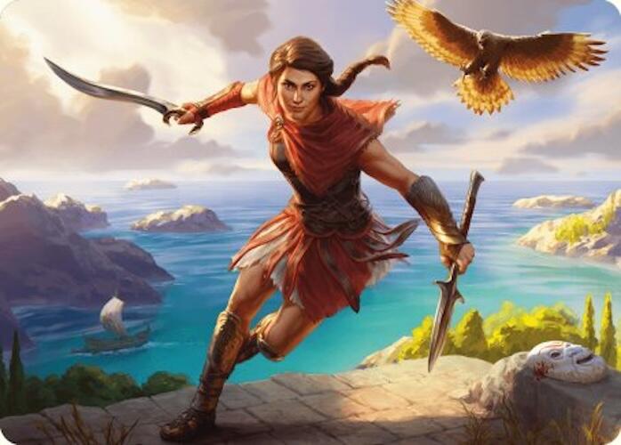 Kassandra, Eagle Bearer Art Card [Assassin's Creed Art Series] | Enigma On Main