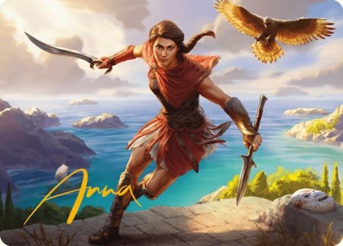 Kassandra, Eagle Bearer Art Card (Gold-Stamped Signature) [Assassin's Creed Art Series] | Enigma On Main