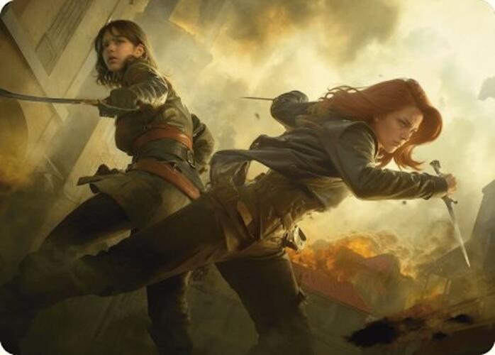 Mary Read and Anne Bonny Art Card [Assassin's Creed Art Series] | Enigma On Main