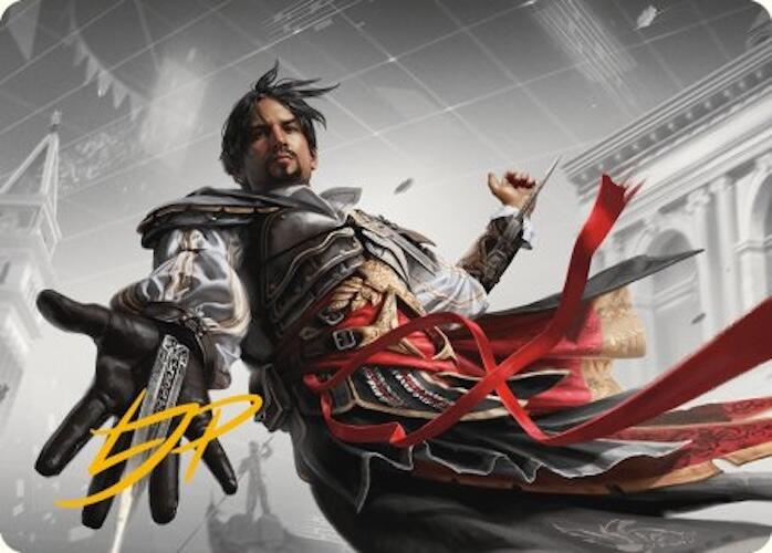 Ezio Auditore da Firenze Art Card (Gold-Stamped Signature) [Assassin's Creed Art Series] | Enigma On Main