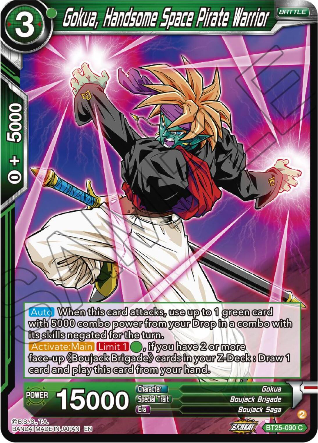 Gokua, Handsome Space Pirate Warrior (BT25-090) [Legend of the Dragon Balls] | Enigma On Main