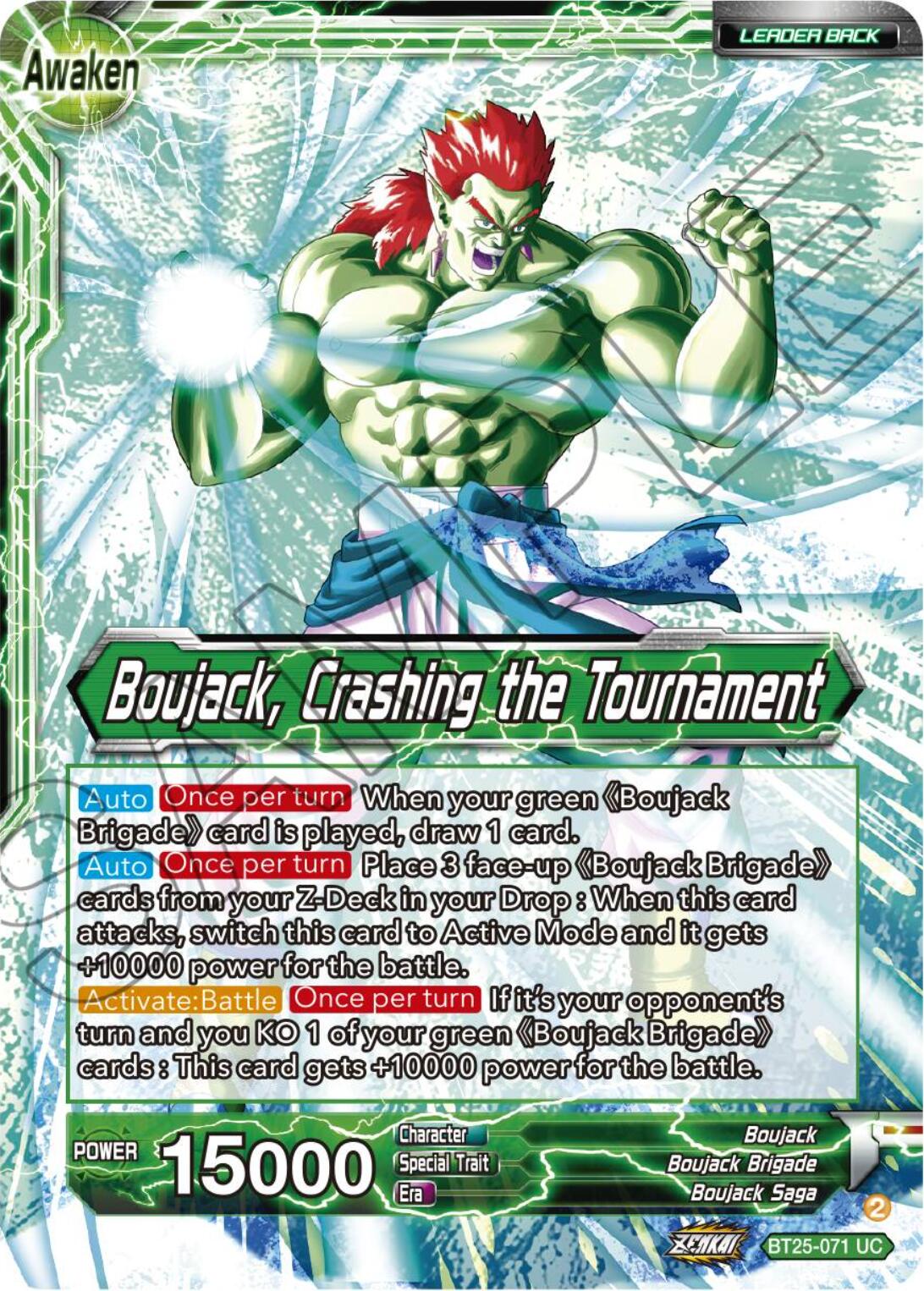 Boujack Brigade // Boujack, Crashing the Tournament (BT25-071) [Legend of the Dragon Balls] | Enigma On Main