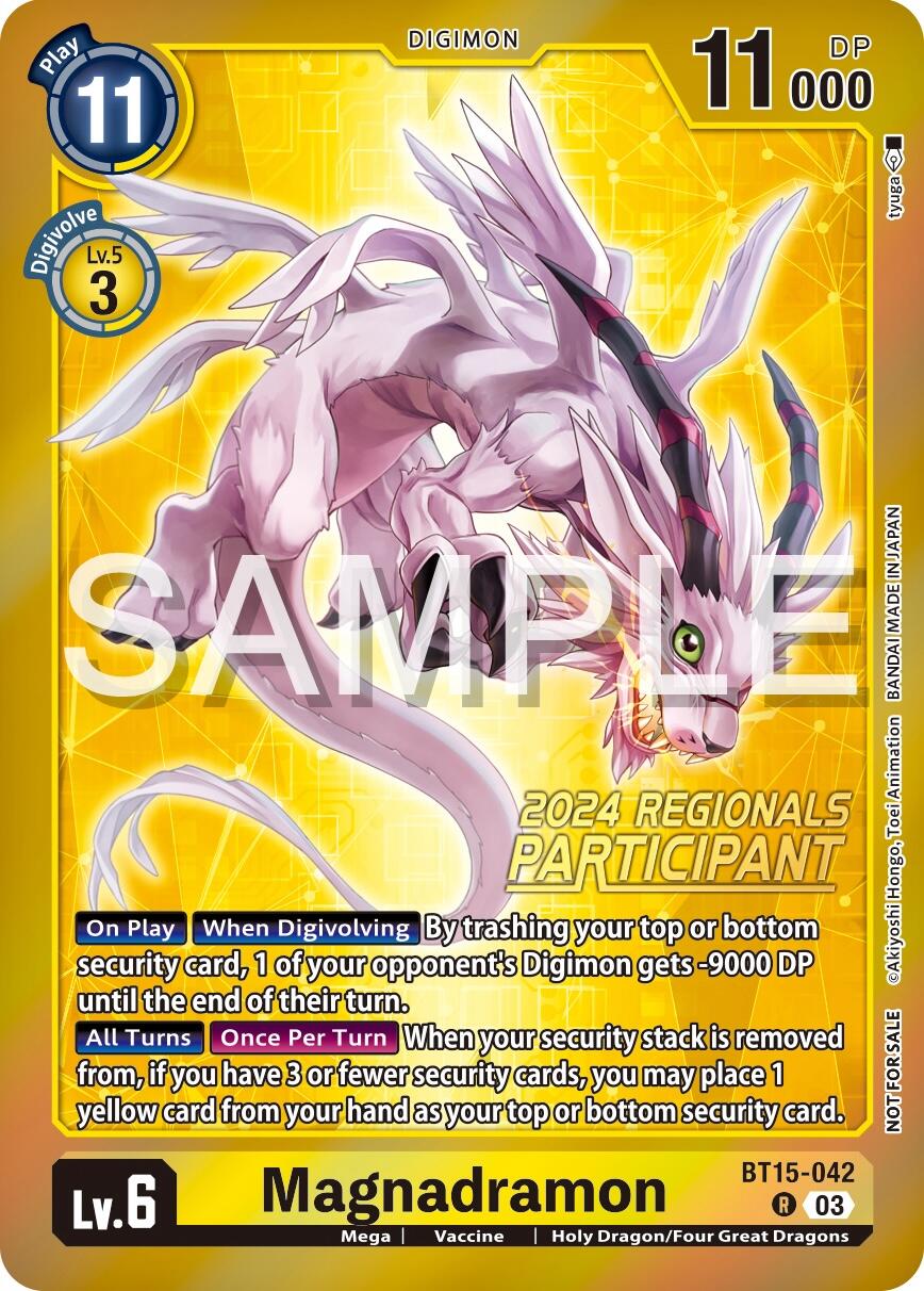 Magnadramon [BT15-042] (2024 Regionals Participant) [Exceed Apocalypse] | Enigma On Main