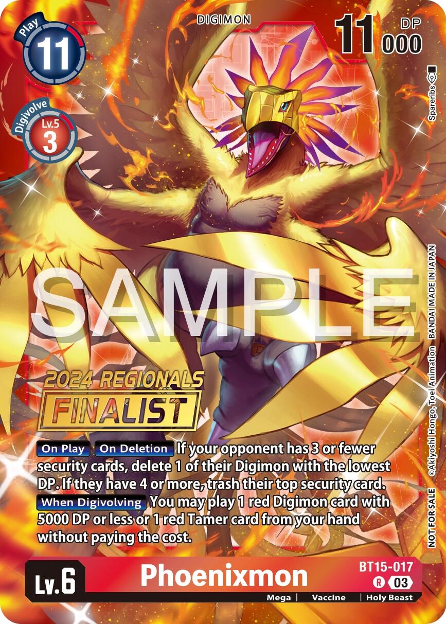 Phoenixmon [BT15-017] (2024 Regionals Finalist) [Exceed Apocalypse] | Enigma On Main