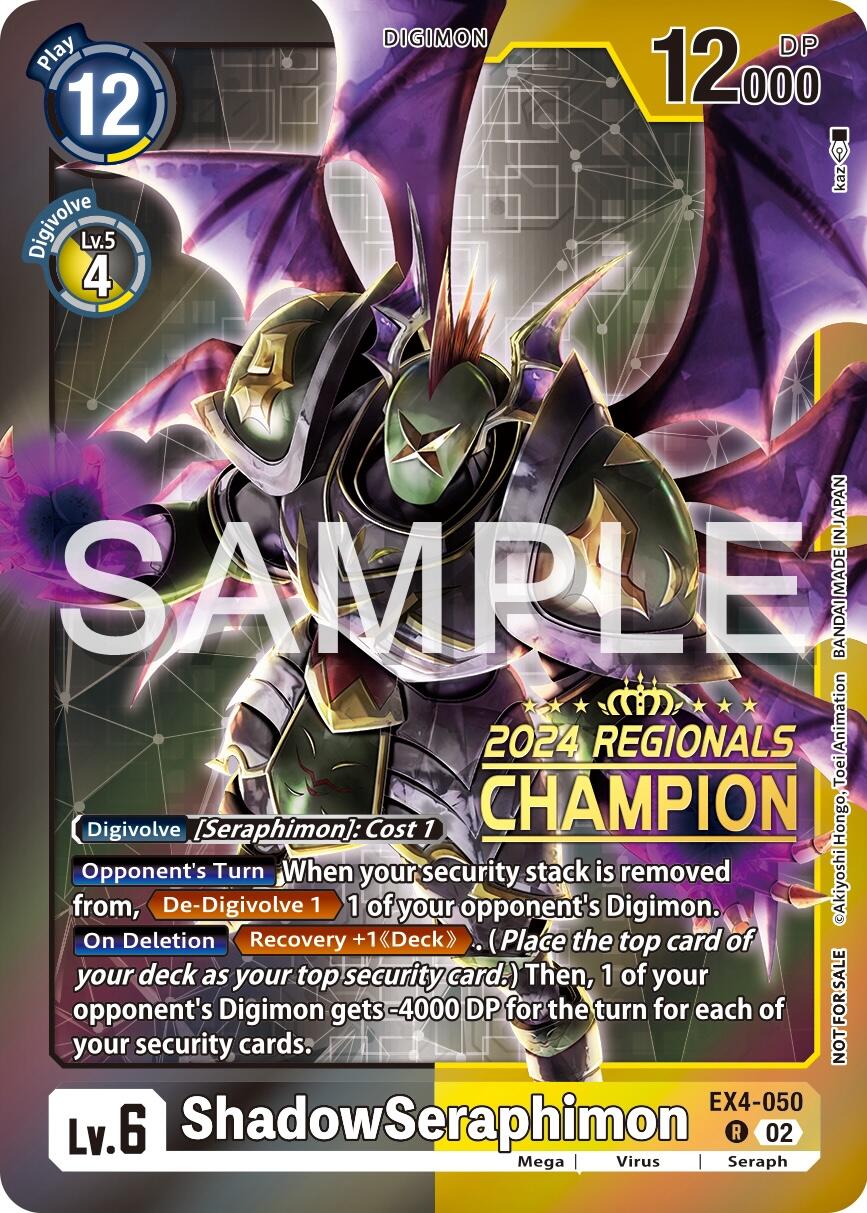 ShadowSeraphimon [EX4-050] (2024 Regionals Champion) [Alternative Being Booster] | Enigma On Main