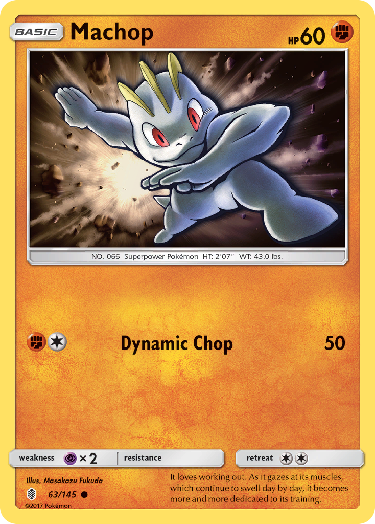 Machop (63/145) [Sun & Moon: Guardians Rising] | Enigma On Main