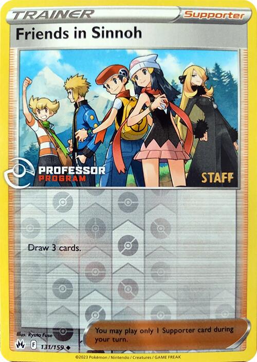 Friends in Sinnoh (131/159) (2023 Staff) [Professor Program Promos] | Enigma On Main