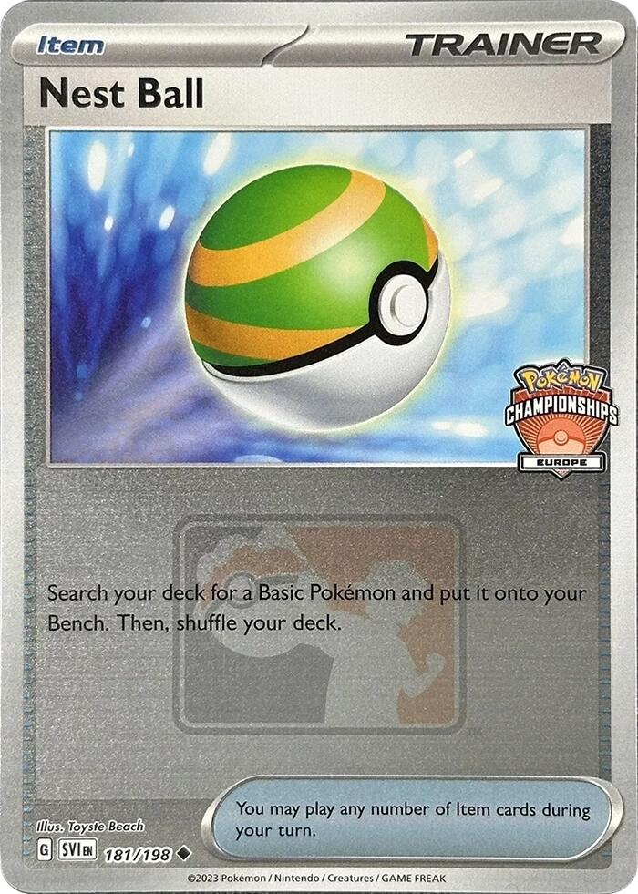 Nest Ball (181/198) (2024 Europe Championships) [League & Championship Cards] | Enigma On Main