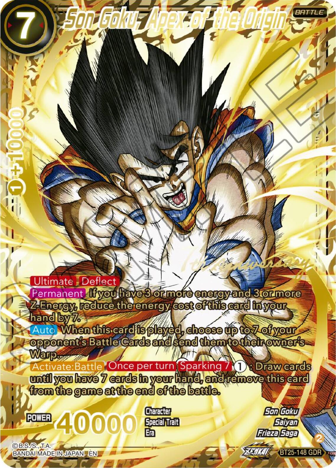 Son Goku, Apex of the Origin (GDR) (BT25-148) [Legend of the Dragon Balls] | Enigma On Main