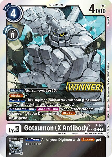 Gotsumon (X Antibody) [P-144] (Store Tournament 2024 Jul. – Sep. Winner Pack) [Promotional Cards] | Enigma On Main