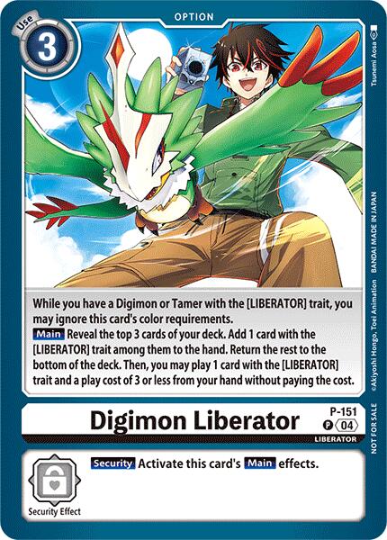 Digimon Liberator [P-151] (Store Tournament 2024 Jul. – Sep. Participation Pack) [Promotional Cards] | Enigma On Main