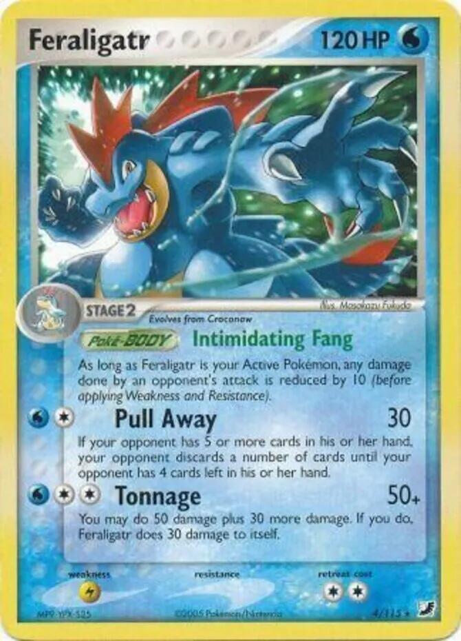 Feraligatr (4/115) (Theme Deck Exclusives) [EX: Unseen Forces] | Enigma On Main