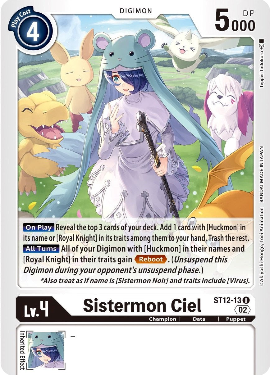 Sistermon Ciel [ST12-13] [Starter Deck: Jesmon] | Enigma On Main