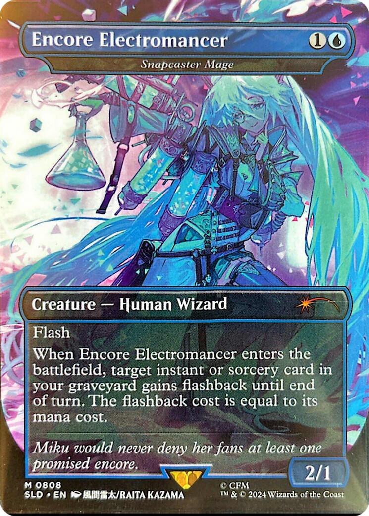 Encore Electromancer - Snapcaster Mage (Rainbow Foil) [Secret Lair Drop Series] | Enigma On Main