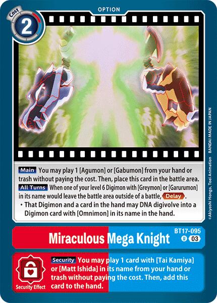 Miraculous Mega Knight [BT17-095] [Secret Crisis] | Enigma On Main