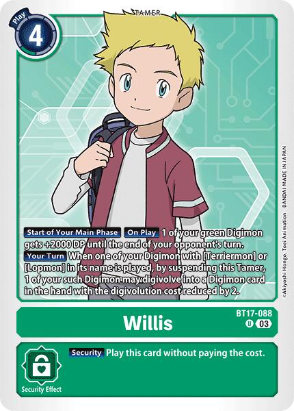 Willis [BT17-088] [Secret Crisis] | Enigma On Main