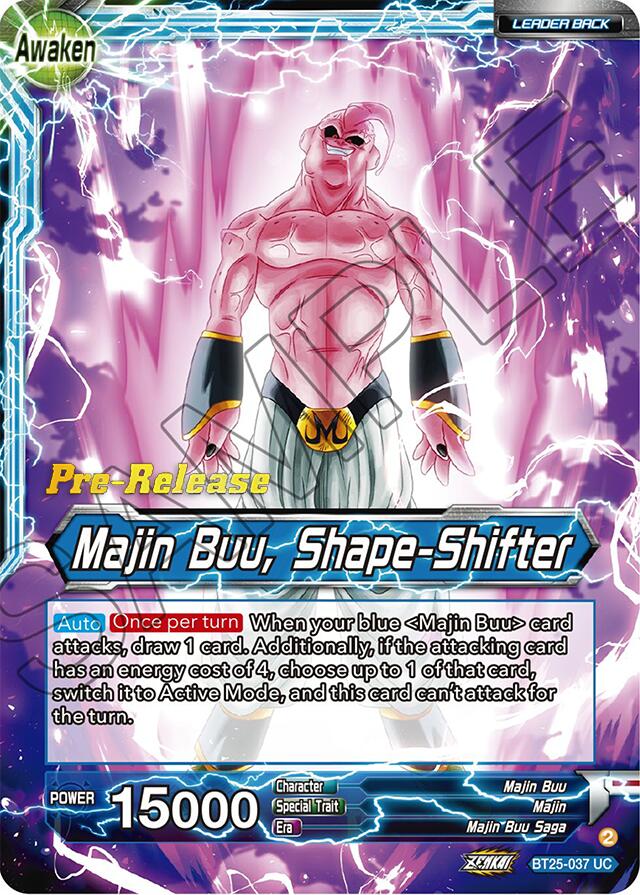 Majin Buu // Majin Buu, Shape-Shifter (BT25-037) [Legend of the Dragon Balls Prerelease Promos] | Enigma On Main