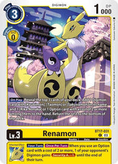 Renamon [BT17-031] [Secret Crisis] | Enigma On Main