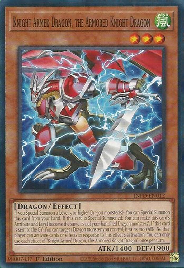 Knight Armed Dragon, the Armored Knight Dragon [INFO-EN012] Common | Enigma On Main