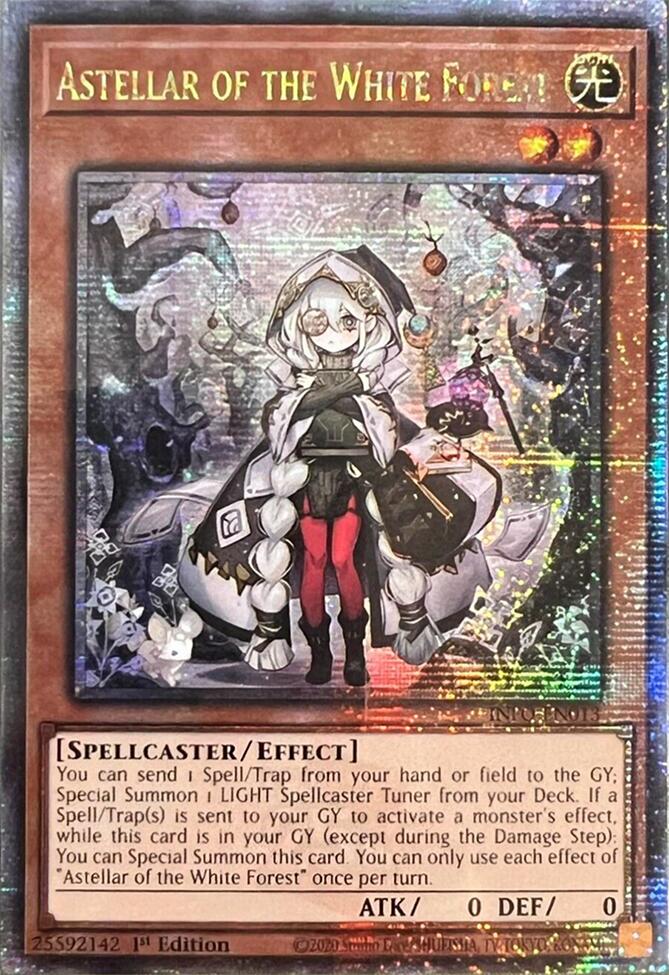 Astellar of the White Forest (Quarter Century Secret Rare) [INFO-EN013] Quarter Century Secret Rare | Enigma On Main