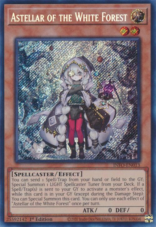 Astellar of the White Forest [INFO-EN013] Secret Rare | Enigma On Main