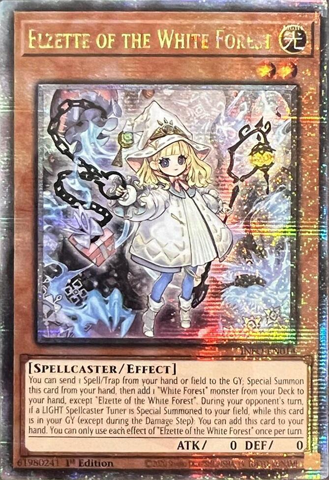 Elzette of the White Forest (Quarter Century Secret Rare) [INFO-EN014] Quarter Century Secret Rare | Enigma On Main