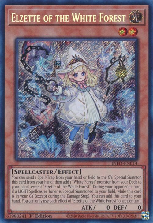 Elzette of the White Forest [INFO-EN014] Secret Rare | Enigma On Main