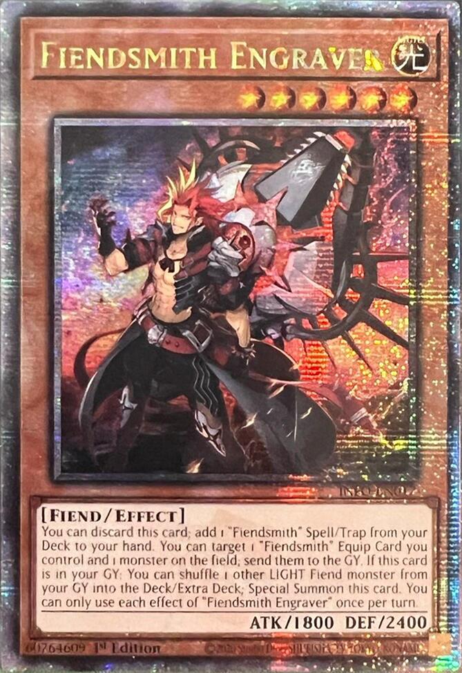 Fiendsmith Engraver (Quarter Century Secret Rare) [INFO-EN017] Quarter Century Secret Rare | Enigma On Main