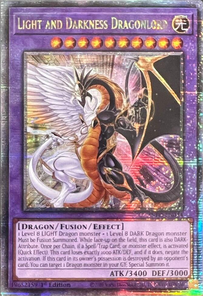 Light and Darkness Dragonlord (Quarter Century Secret Rare) [INFO-EN034] Quarter Century Secret Rare | Enigma On Main