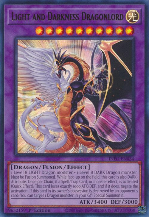 Light and Darkness Dragonlord [INFO-EN034] Ultra Rare | Enigma On Main