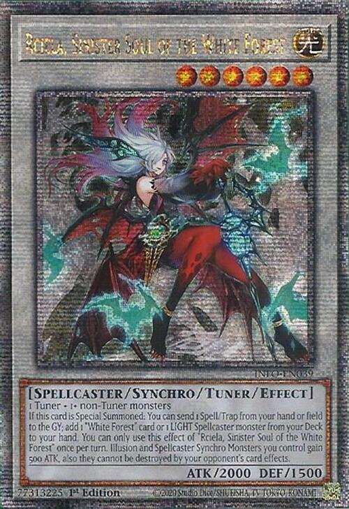 Rciela, Sinister Soul of the White Forest (Quarter Century Secret Rare) [INFO-EN039] Quarter Century Secret Rare | Enigma On Main