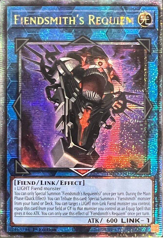 Fiendsmith's Requiem (Quarter Century Secret Rare) [INFO-EN046] Quarter Century Secret Rare | Enigma On Main